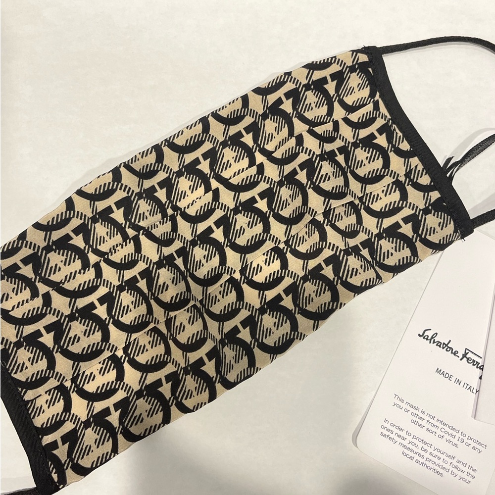 Salvatore Ferragamo Monogram Logo Face Mask